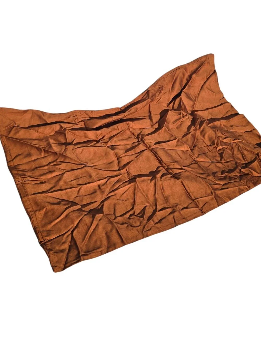 Quince Organic Bamboo Queen Fitted Sheet / 2 Standard Pillow Cases Terracotta
